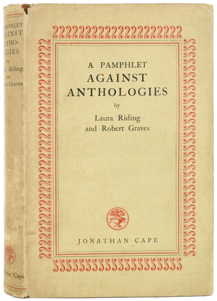 A Pamphlet against Anthologies. - Blackwell Books Online