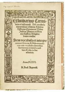 Elucidarius carminum et historiarum.