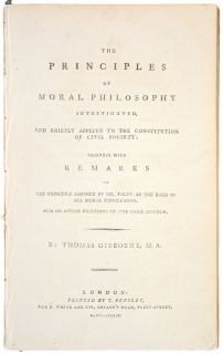 The Principles of Moral Philosophy investigated,
