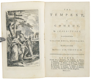 The Tempest, a Comedy...
