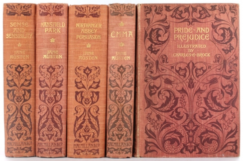 The Novels in 5 Volumes: Sense and Sensibility; Pride and Prejudice; Mansfield Park; Emma; Northanger Abbey and Persuasion.