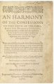 An Harmony of the Confessions of the Faith of the Christian and Reformed Churches,