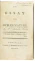 An Essay on Human Nature.