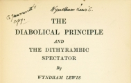 The Diabolical Principle and The Dithyrambic Spectator.
