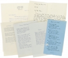 A small archive of manuscript poetry and correspondence.