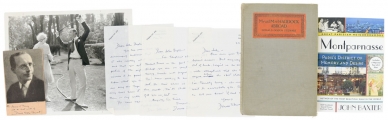 A small archive of manuscript and printed material formed by John Baxter, comprising: 